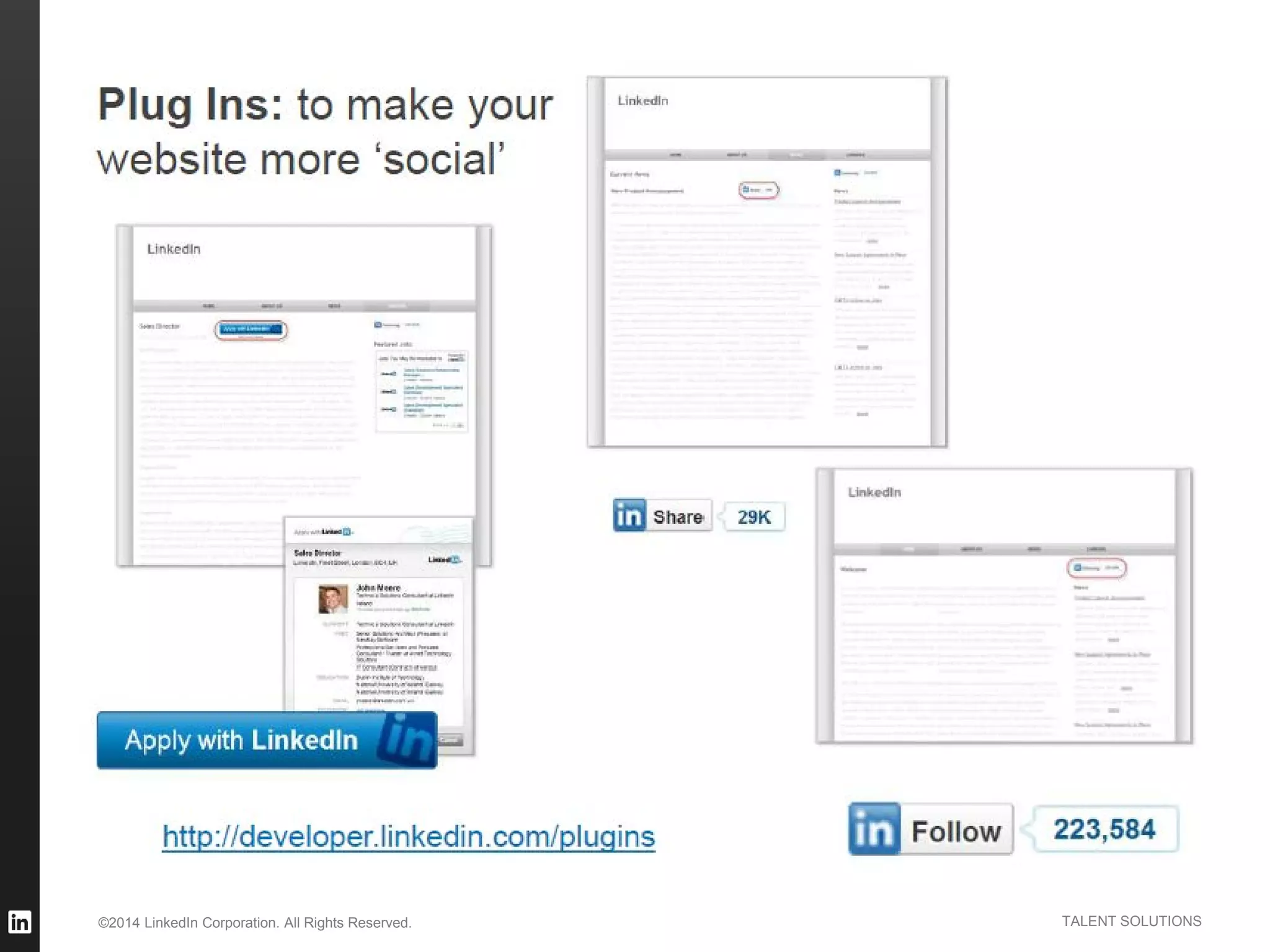 ©2014 LinkedIn Corporation. All Rights Reserved. TALENT SOLUTIONS
 