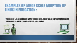 Using Linux in Schools | PPT
