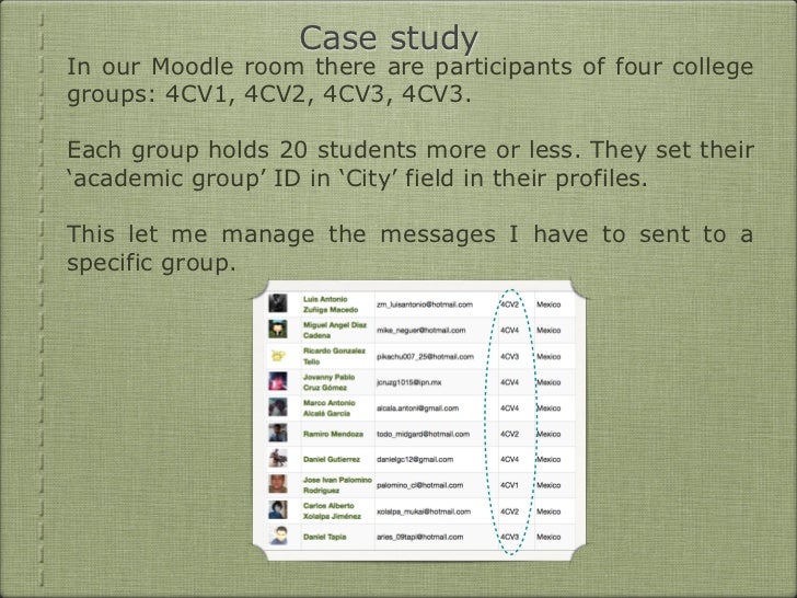 Moodle case study picture