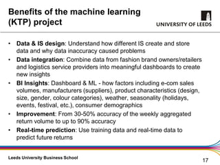 Using Machine Learning to Predict Returns of e-Commerce Fashion ...