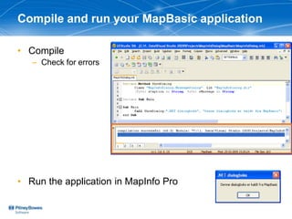 Stm Mapbasic Using MapBasic to modify your user interface | PPTX