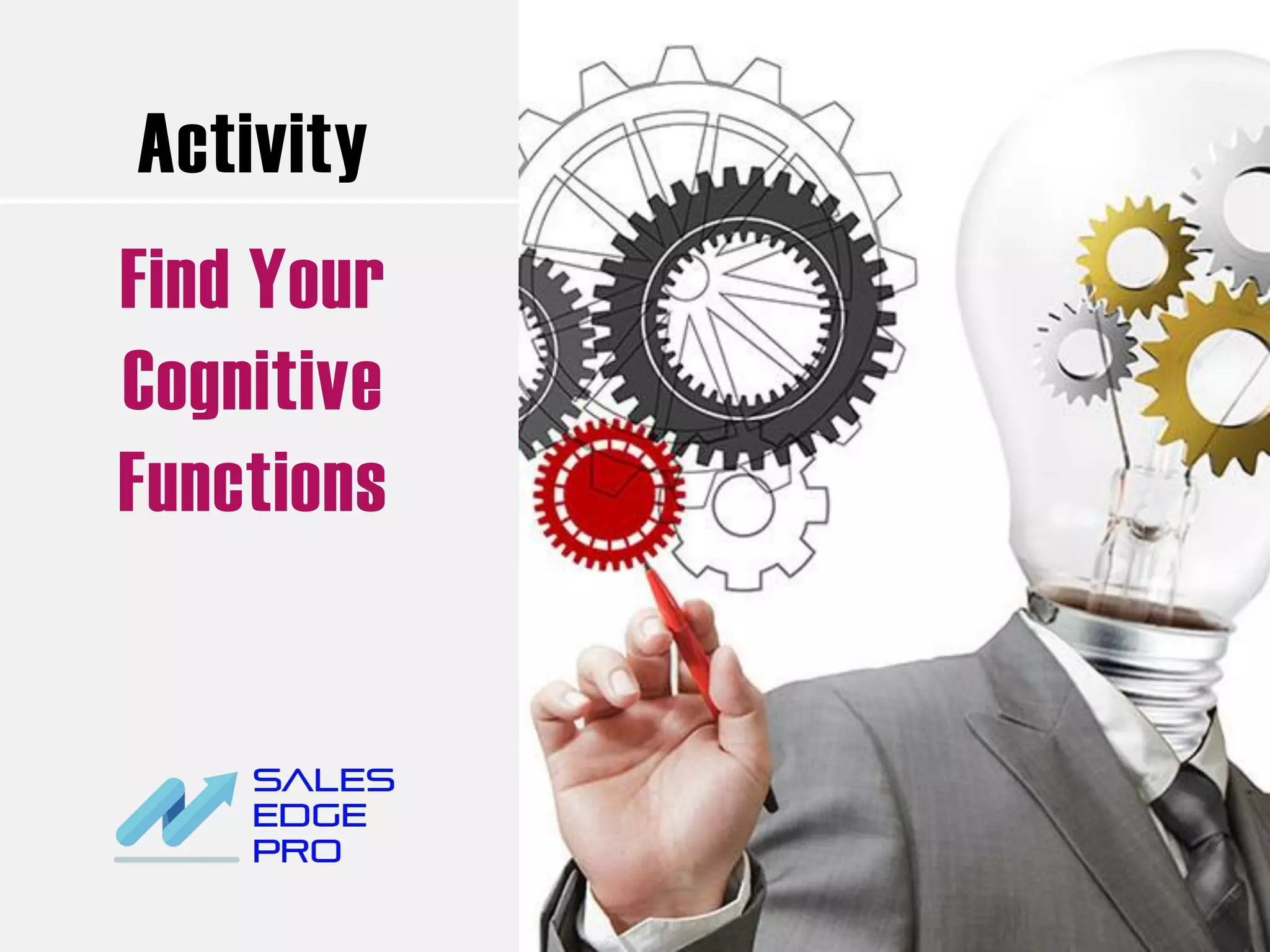 Activity
Find Your
Cognitive
Functions
 