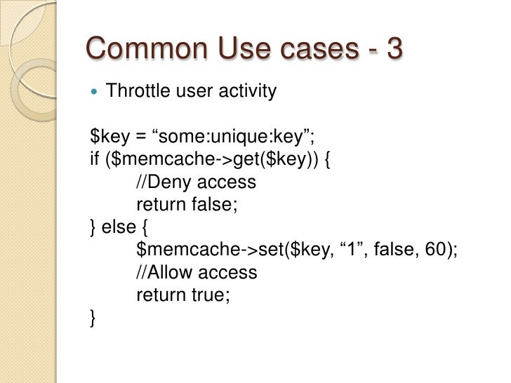 Using memcache to improve php performance
