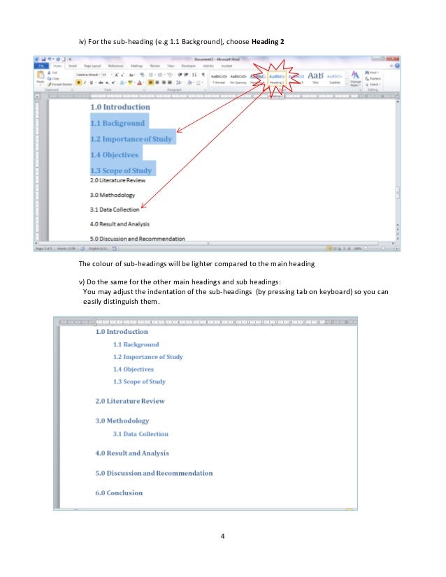 Microsoft word thesis