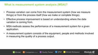 Msa Process Variation Using minitab for Superior Quality in Food Manufacturing | PDF
