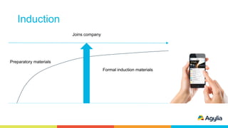 Induction
Joins company
Preparatory materials
Formal induction materials
 
