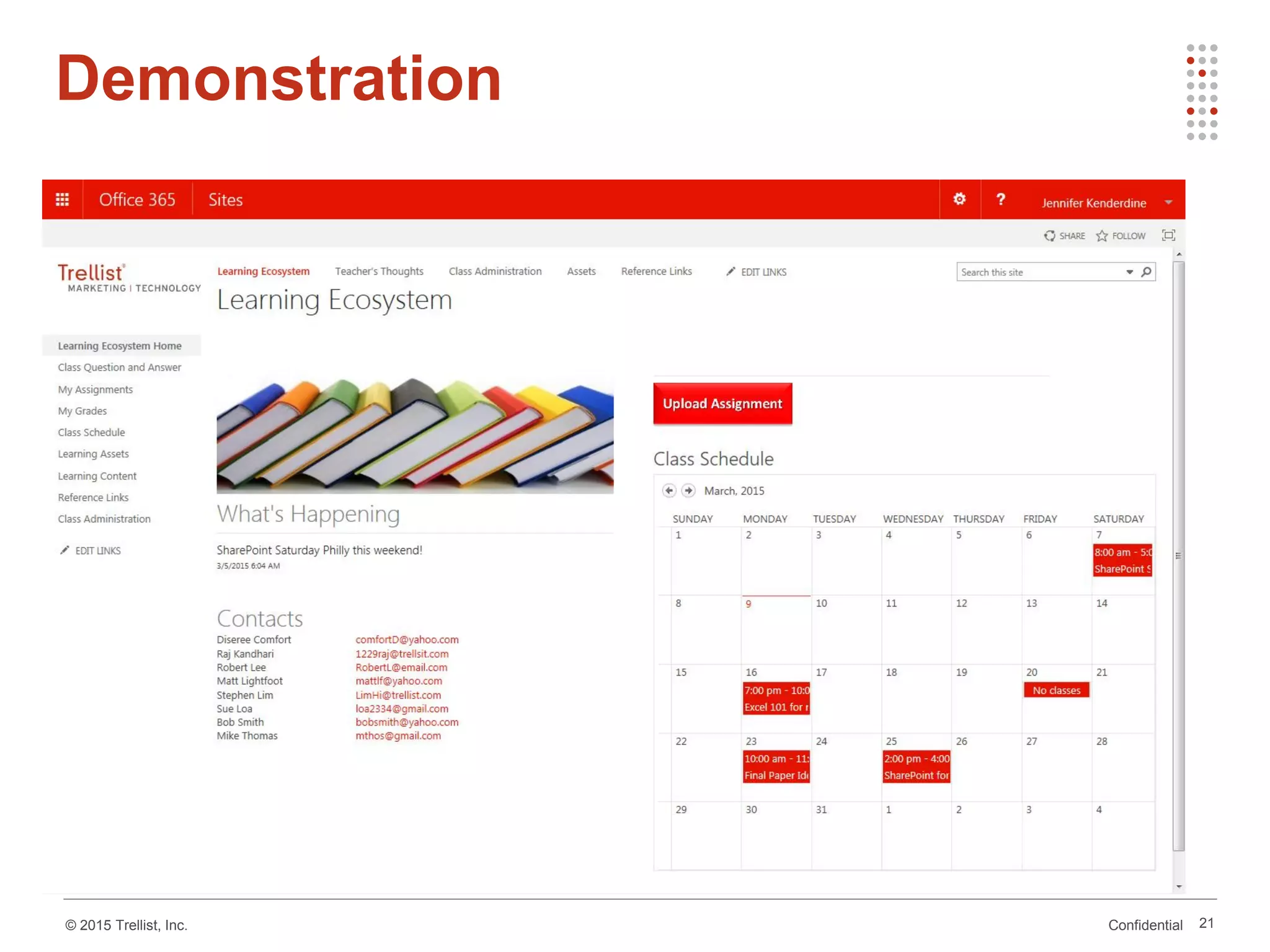 Confidential© 2015 Trellist, Inc.
Demonstration
21
 