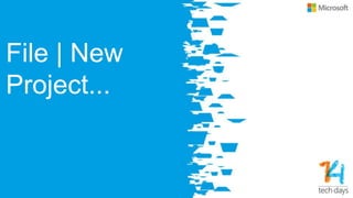 File | New
Project...
 