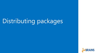 Distributing packages 
 
