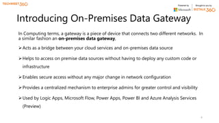 Deep Dive - Usage of on premises data gateway for hybrid integration ...