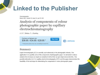 Linked to the Publisher
 