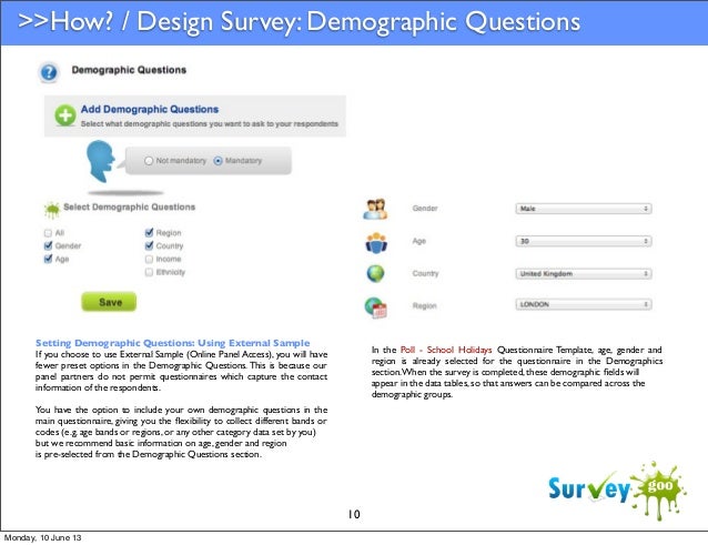 online questionnaire template