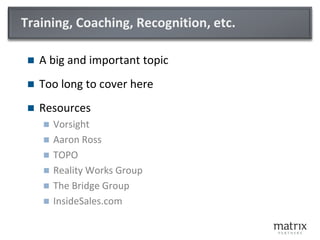 Case Study: Acquia Metrics after One Year
 Created extra $6 million in Sales Qualified Leads
 Closed $3 million in revenue already
 … from the first 18 months of pipeline generation
 (which will multiply fast now that the flywheel is rolling)
 Grew prospecting team from 3 to 25 reps (USA & UK)
 Added a manager in each location
 Creating an extra $2m in pipeline per ramped rep
 … or about $12-$15m in qualified sales pipeline/quarter
 … and still growing
 many prospectors are still ramping because the team is growing so fast
 Prospecting went from generating nothing to creating 40% of the new
business sales pipeline.
 Read the full case study here:
 http://predictablerevenue.com/blog/case-study-acquia-on-the-100million-revenue-growth-track-trajectory
 