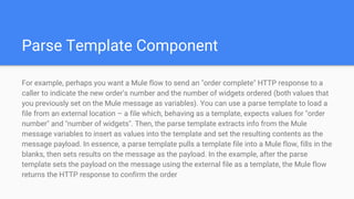 Using parse template component | PPTX