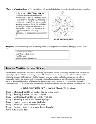 Using pattern stories in the world language classroom helena curtain