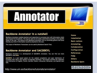http://www.um.es/backbone/tutorials/annotator/
 