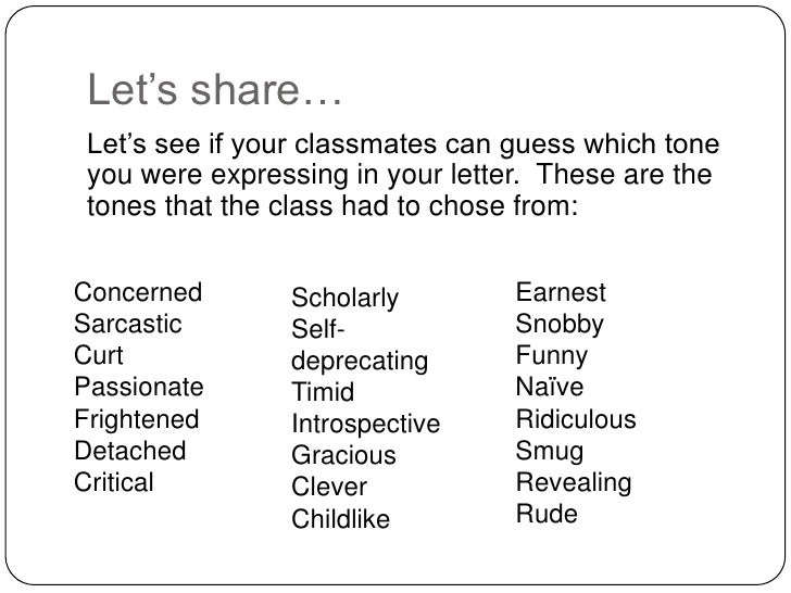 Essay tone definition