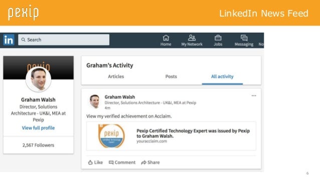 Using Pexip issued Acclaim badges