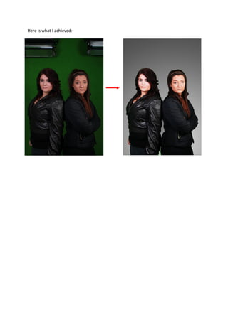 Here is what I achieved:
 