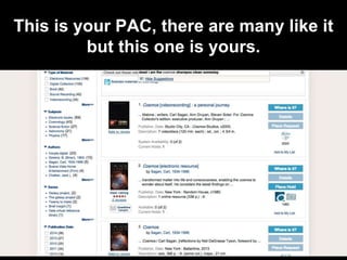 This is your PAC, there are many like it
but this one is yours.
 