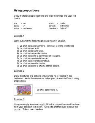 Using Prepositions