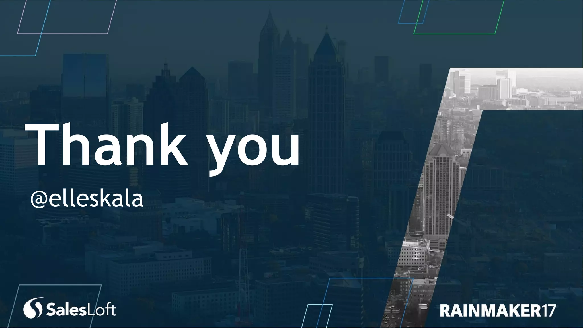 Thank you
@elleskala
 