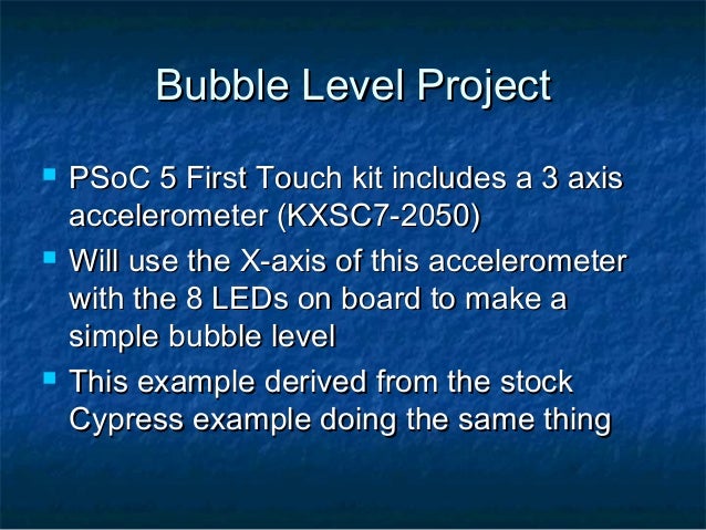 Using PSoC Creator