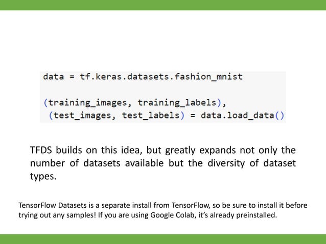 Using Public Datasets with TensorFlow.pptx