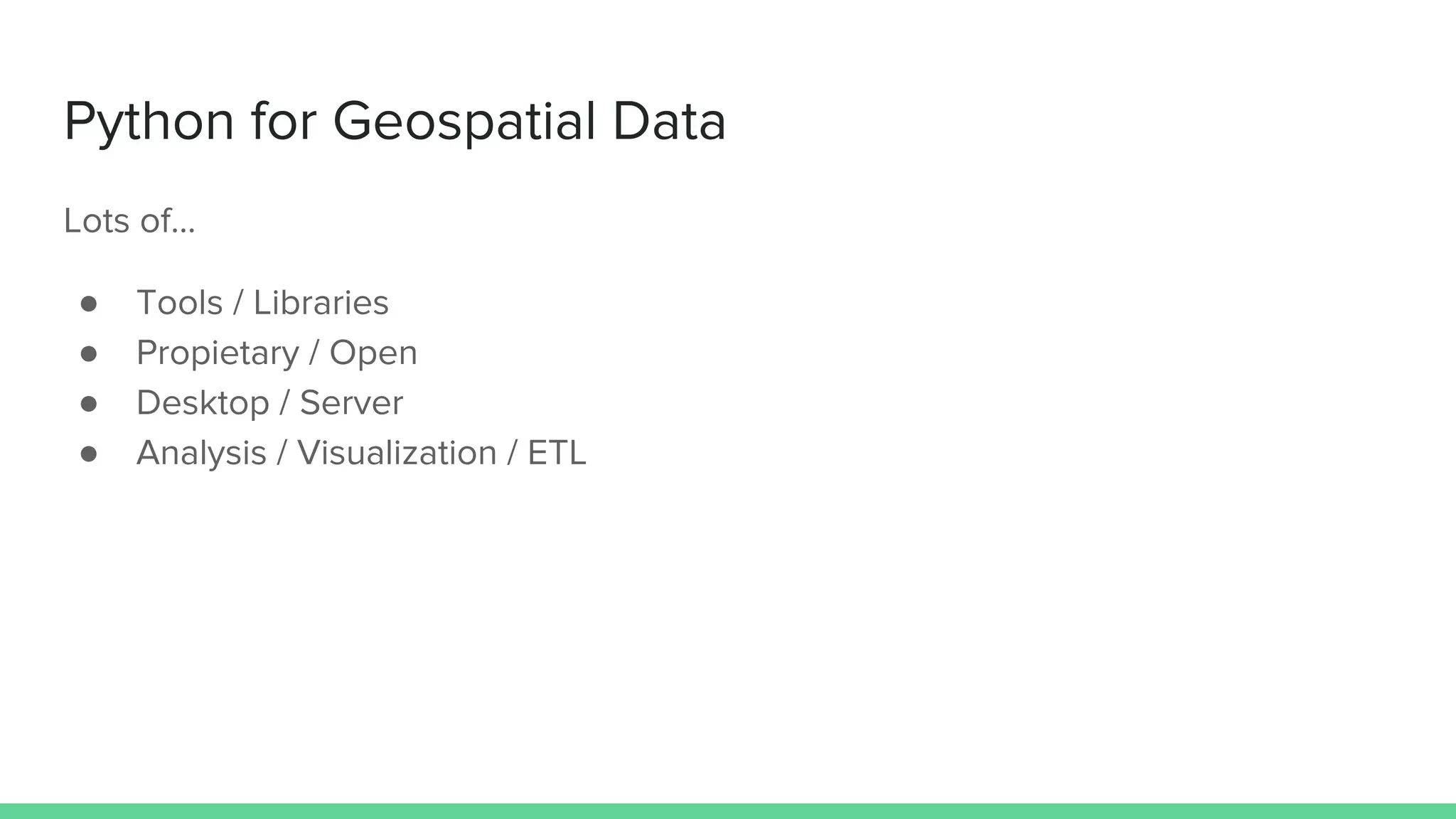 Using Python To Analyze Spatial Data Ppt Using Python To Analyze Spatial Data Ppt