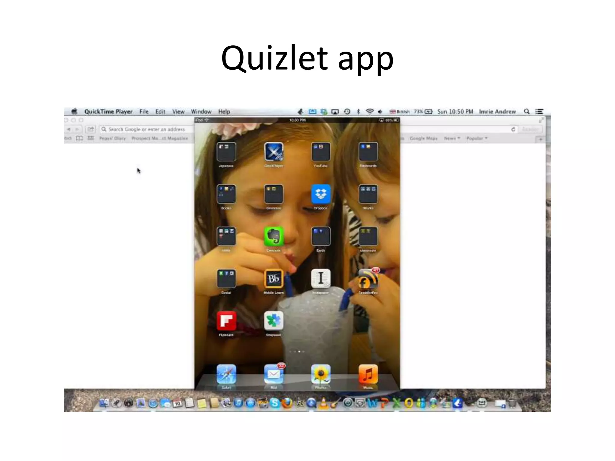 Quizlet app
 