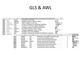 GLS & AWL
 