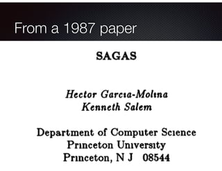 @crichardson
From a 1987 paper
 