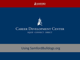 Using SamfordBulldogs.org 