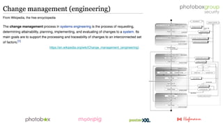 https://en.wikipedia.org/wiki/Change_management_(engineering)
 