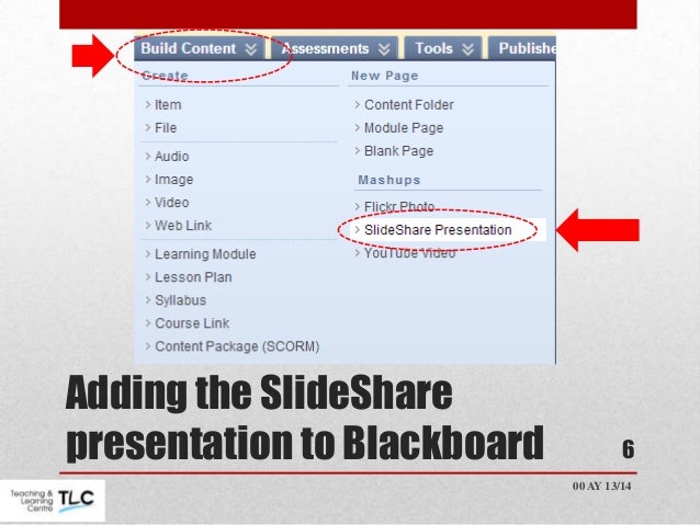 Blackboard slideshare picture