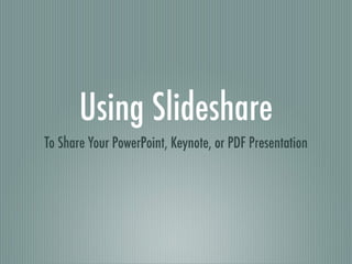 Embedding Slide Shows into Wordpress