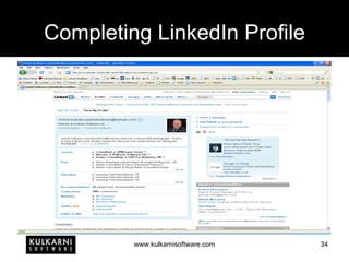 Completing LinkedIn Profile 