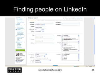 Finding people on LinkedIn 