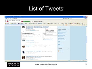 List of Tweets 