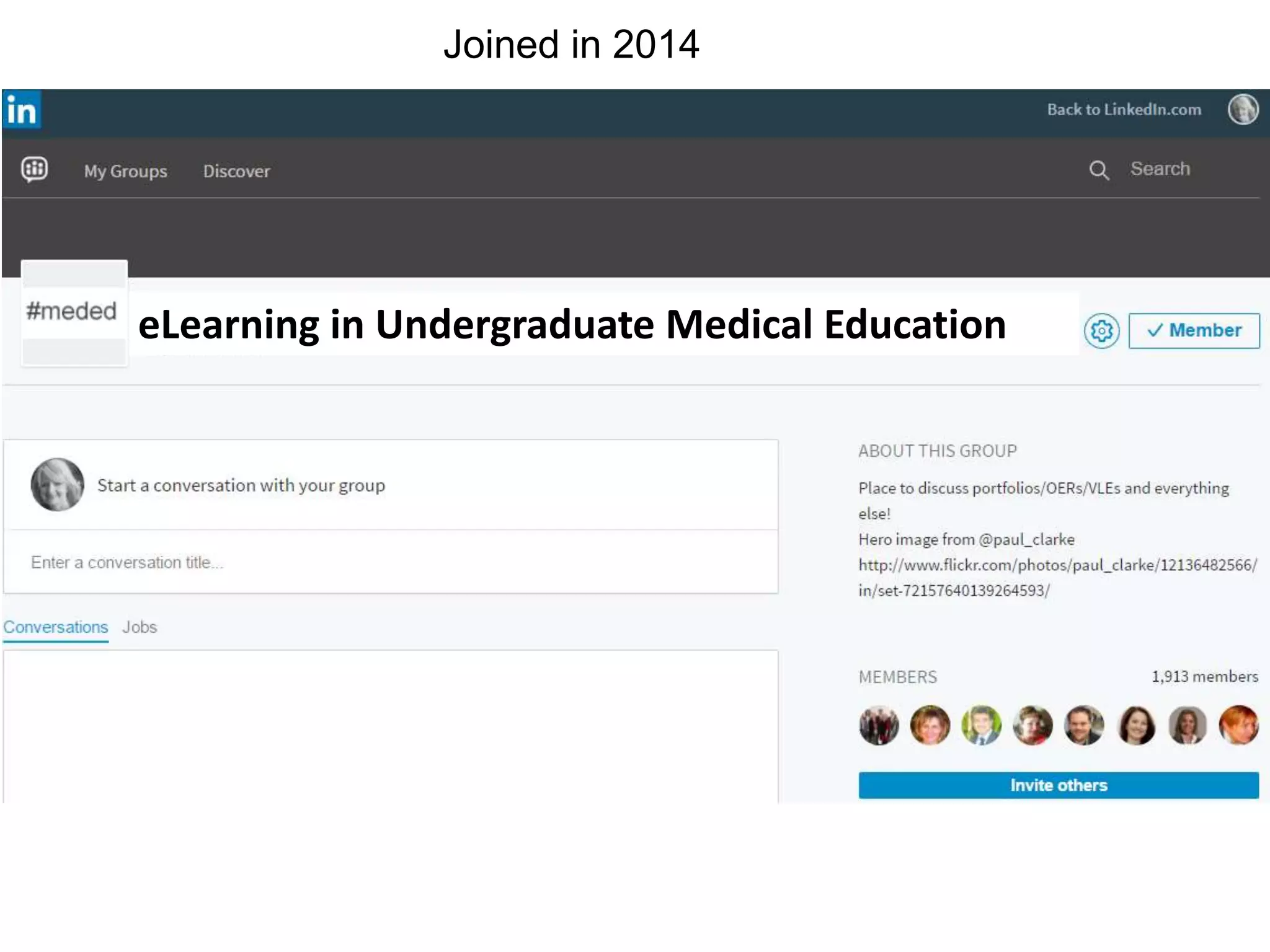 eLearning in Undergraduate Medical Education
Joined in 2014
 