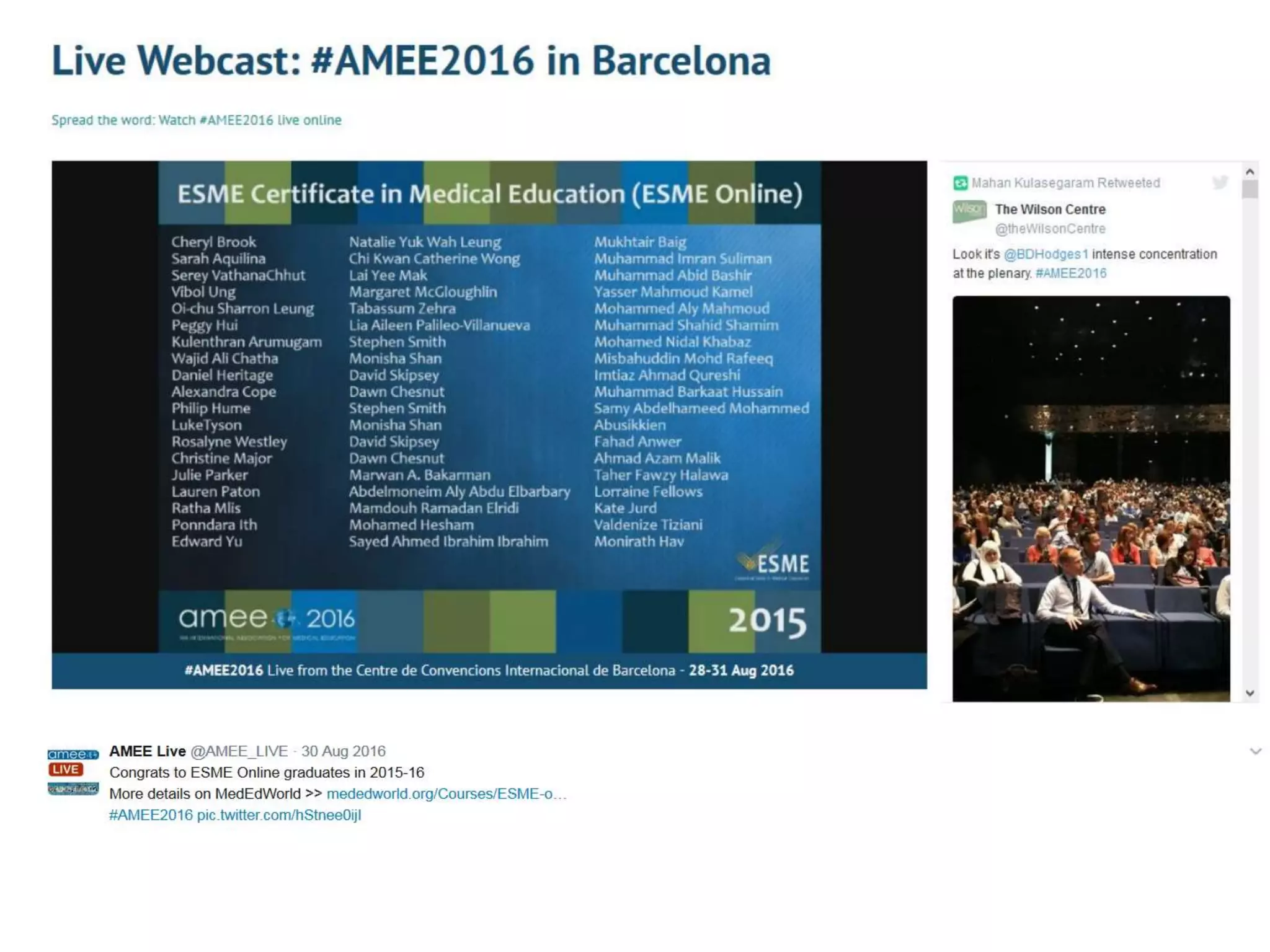 Contributions to share ideas and engage
 