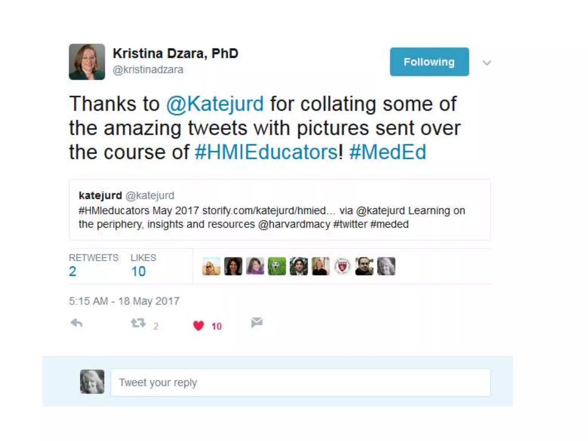 Tweet chat: Real-time global discussion
#HMIchat
 