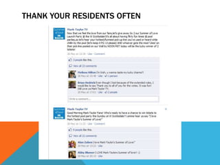 Thank Your Residents Often