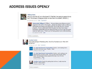 Address Issues Openly