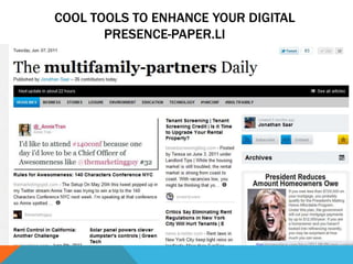 COOL Tools TO enhance your Digital presence-Paper.LI