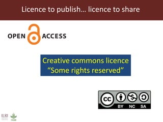 Using social media to communicate research: Experiences of the International Livestock Research Institute