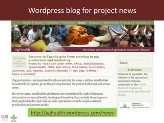 Using social media to communicate research: Experiences of the International Livestock Research Institute