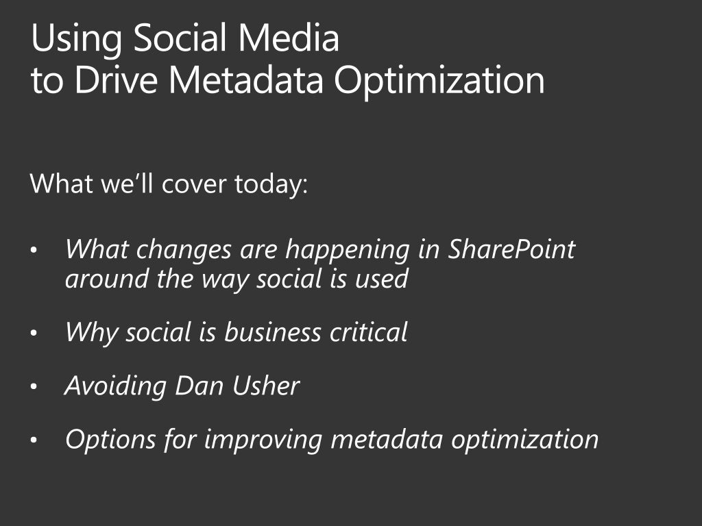 social media meta data