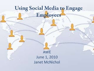 Using Social Media to Engage Employees AWE June 1, 2010 Janet McNichol 