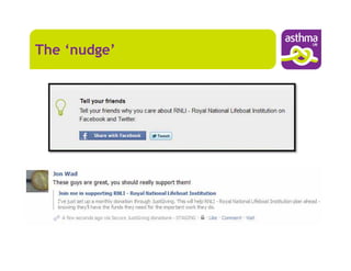 The ‘nudge’
 